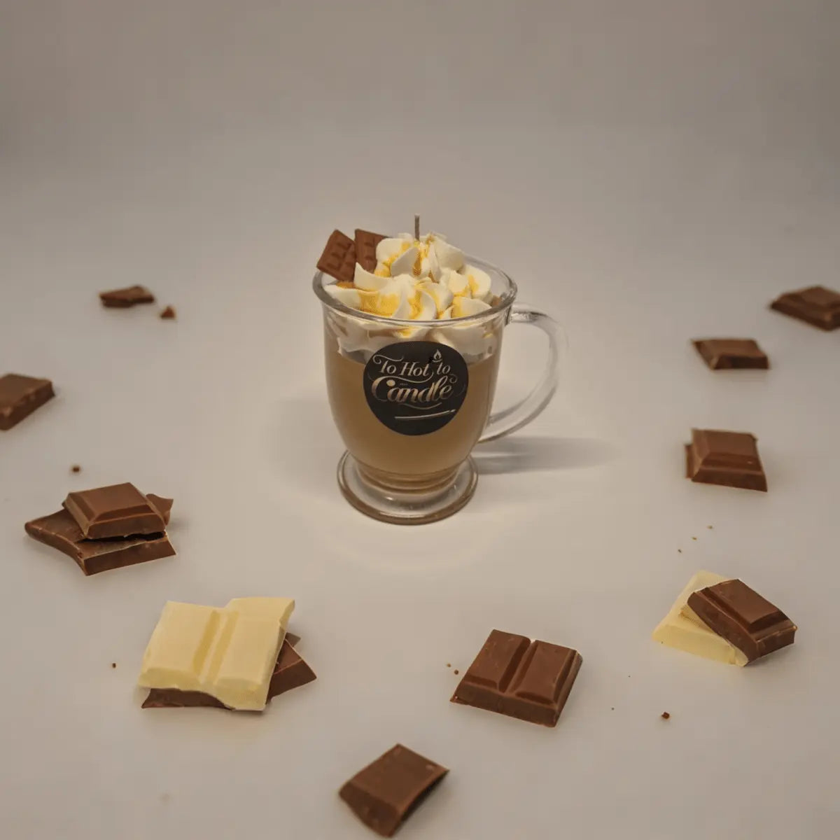 Choco Loco - Grote Geurkaars van Sojawas met Chocolade