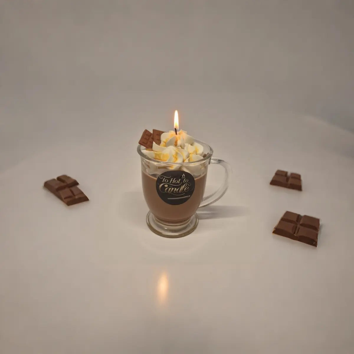 Choco Loco - Grote Geurkaars van Sojawas met Chocolade