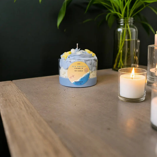 Sea Breeze Geurkaars | Luxe Sojakaars met Fris Zomergevoel