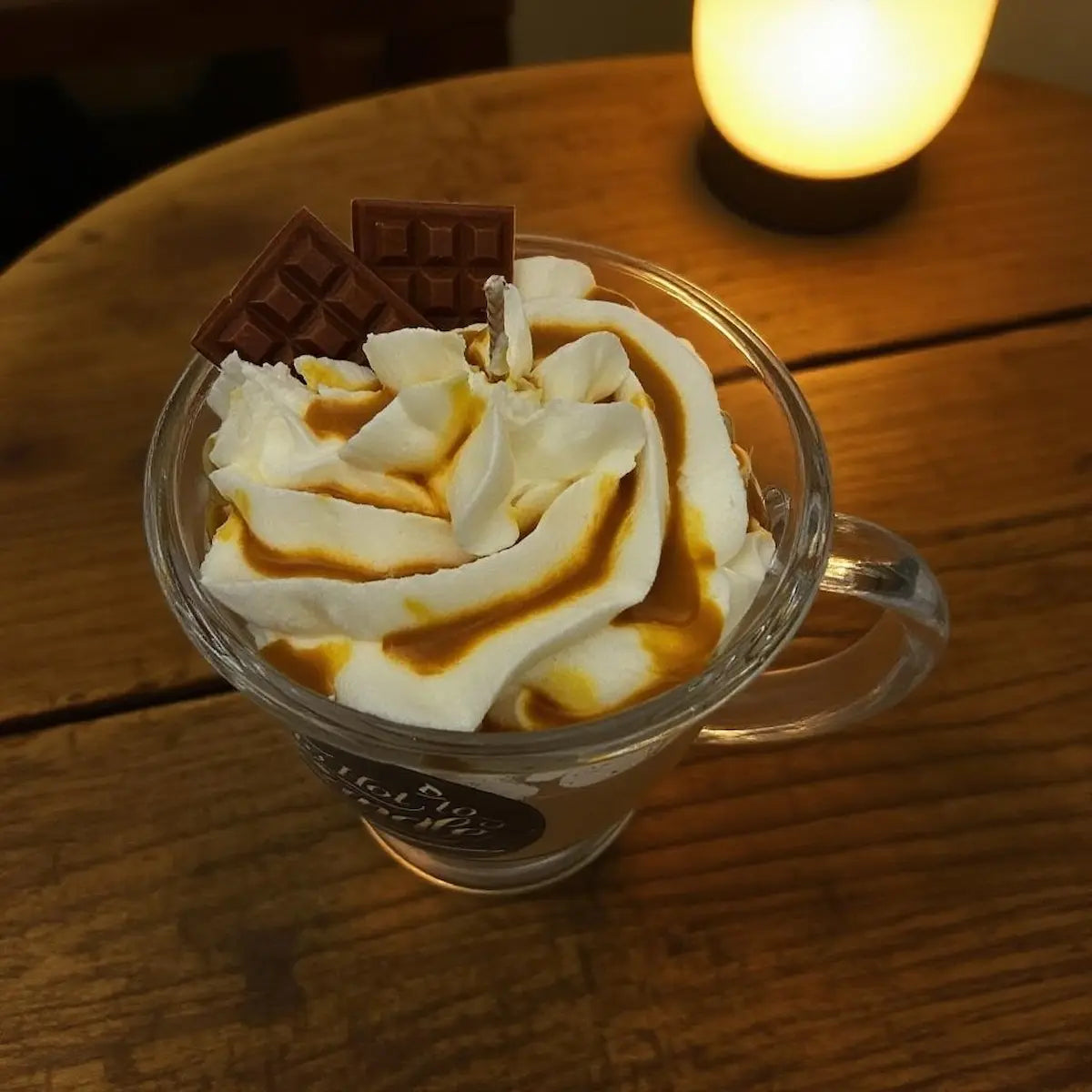 Choco Loco design geurkaars, duurzaam sojawas in glas