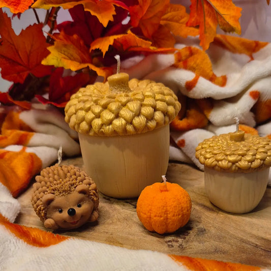geurloze kaarsen set herfst