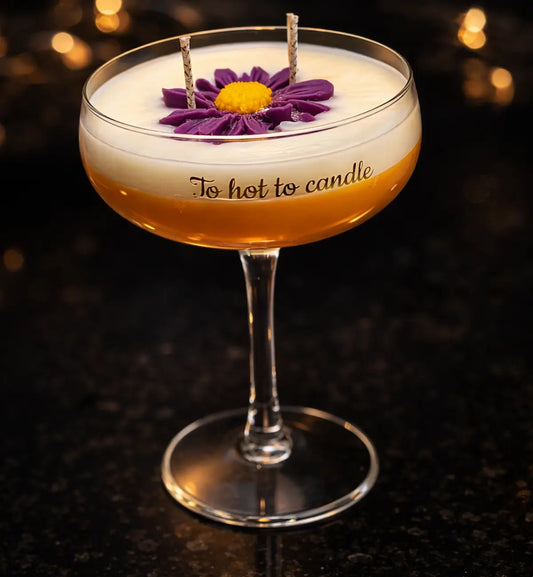 Pornstar martini geurkaars in luxe setting