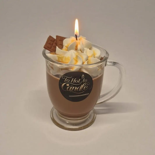 Choco Loco - Grote Geurkaars van Sojawas met Chocolade