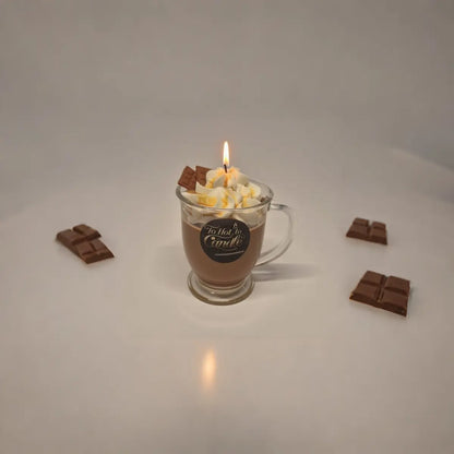 Choco Loco - Grote Geurkaars van Sojawas met Chocolade